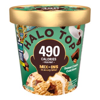 Halo Top Ice Cream, Sweet Cream Cold Brew