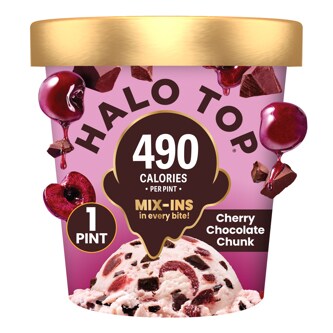Halo Top Light Ice Cream, Cherry Chocolate Chunk