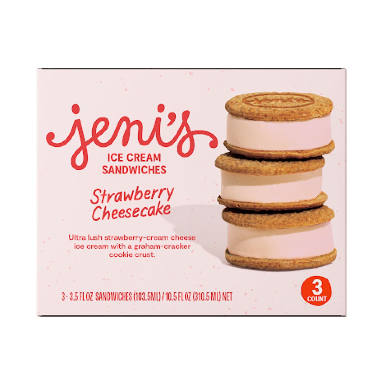 Jeni's Ice Cream Sandwiches, Strawberry Cheesecake