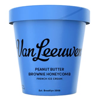 Van Leeuwen French Ice Cream, Peanut Butter Brownie Honeycomb