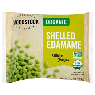 Woodstock Organic Frozen Vegetable, Shelled Edamame