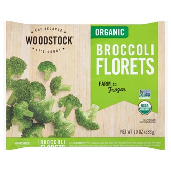 Woodstock Organic Frozen Vegetable, Broccoli Florets