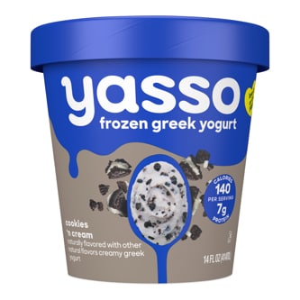 Yasso Frozen Greek Yogurt, Cookies 'N Cream