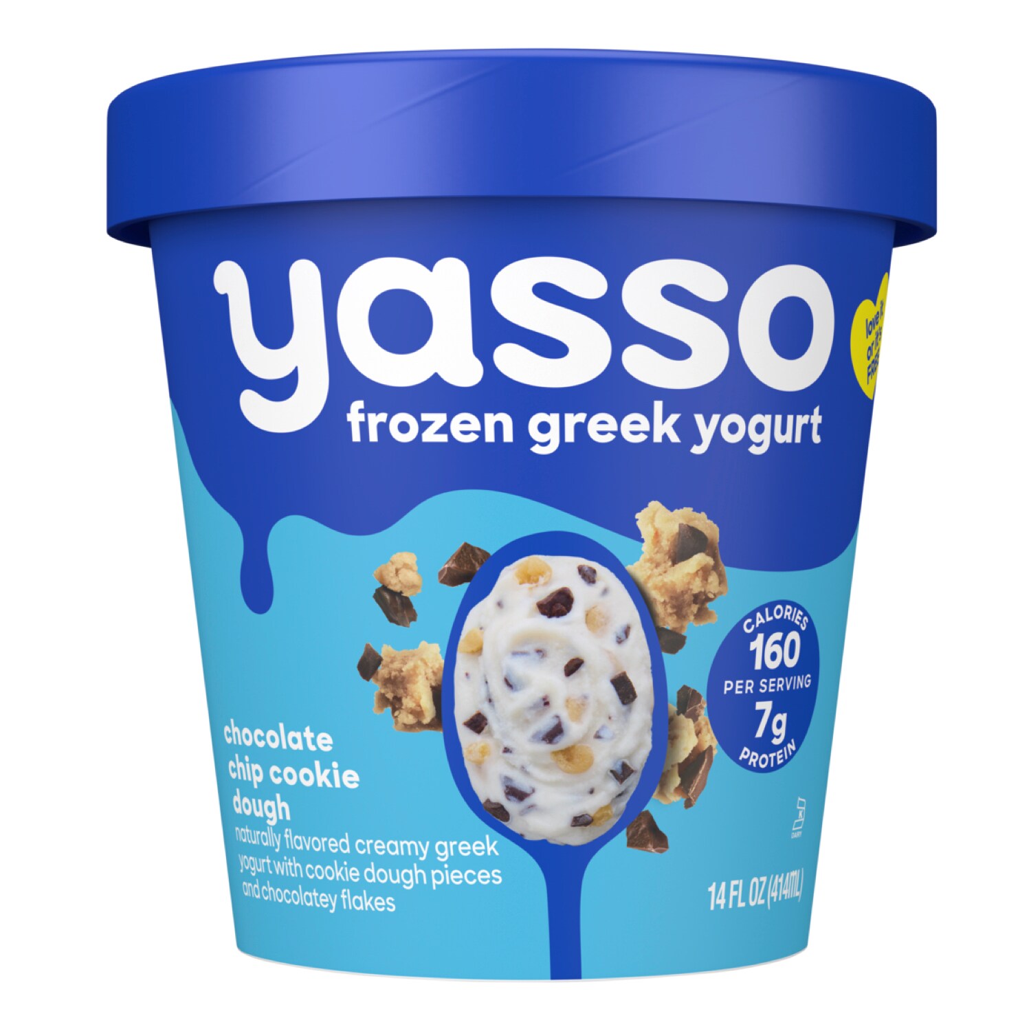 Yasso Frozen Greek Yogurt, Chocolate Chip Cookie Dough