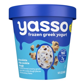 Yasso Frozen Greek Yogurt, Chocolate Chip Cookie Dough