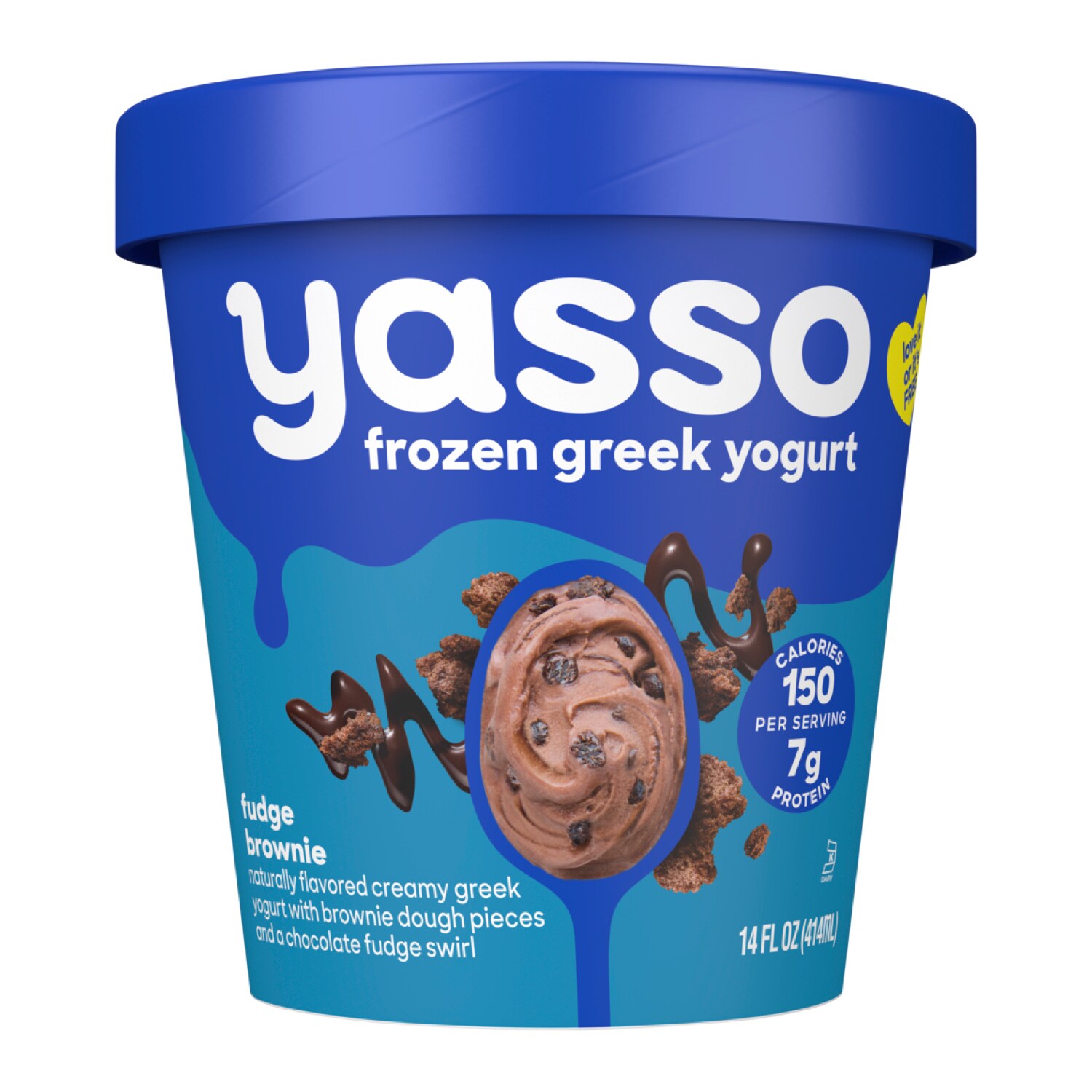 Yasso Frozen Greek Yogurt, Fudge Brownie