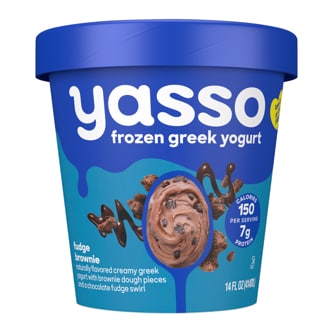 Yasso Frozen Greek Yogurt, Fudge Brownie
