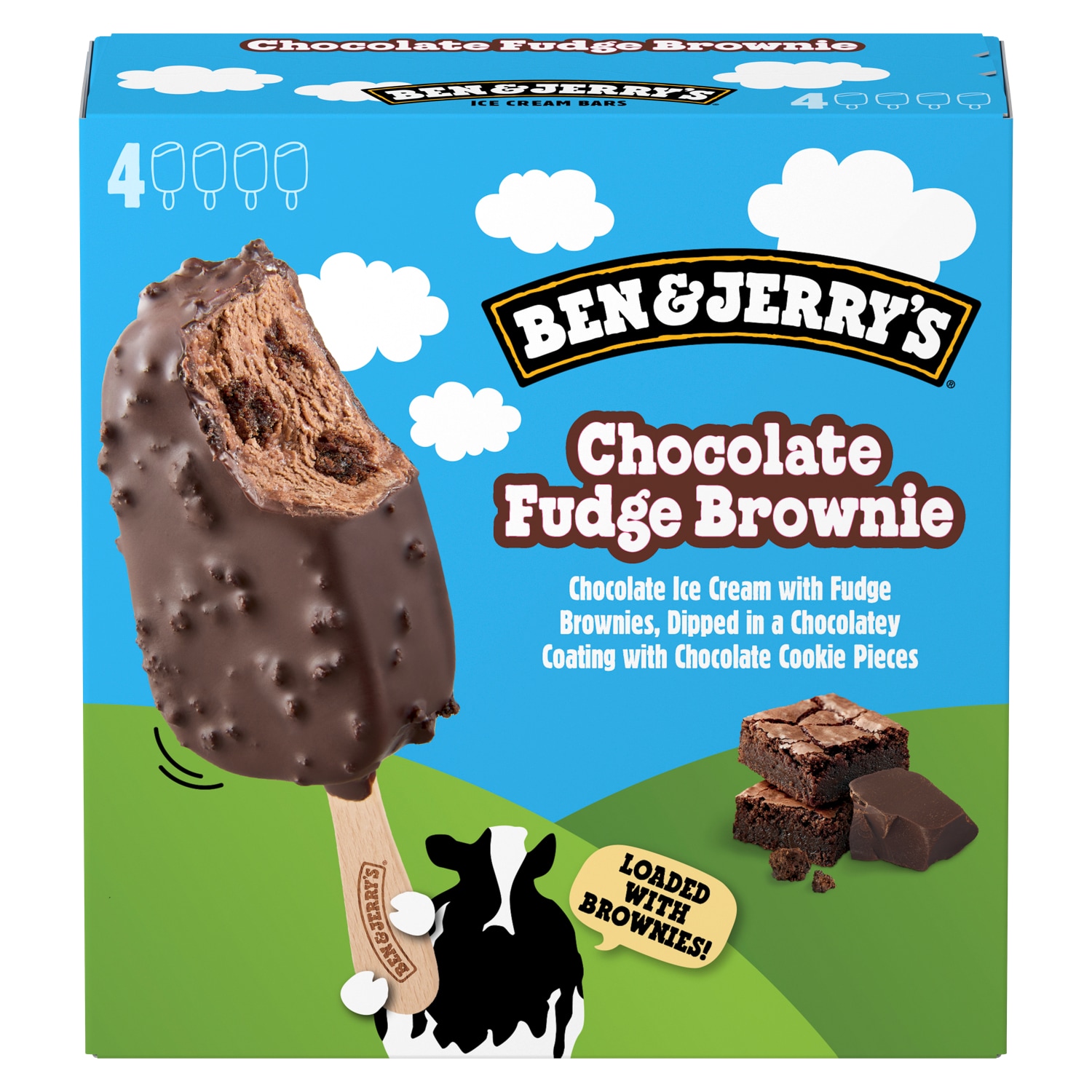 Ben & Jerry's Ice Cream Bars, Chocolate Fudge Brownie