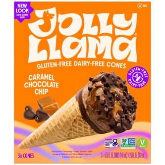 Jolly Llama Cones, Caramel Chocolate Chips