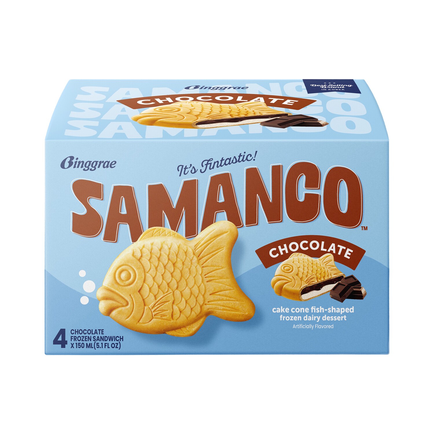 Samanco Chocolate Ice Cream Sandwich