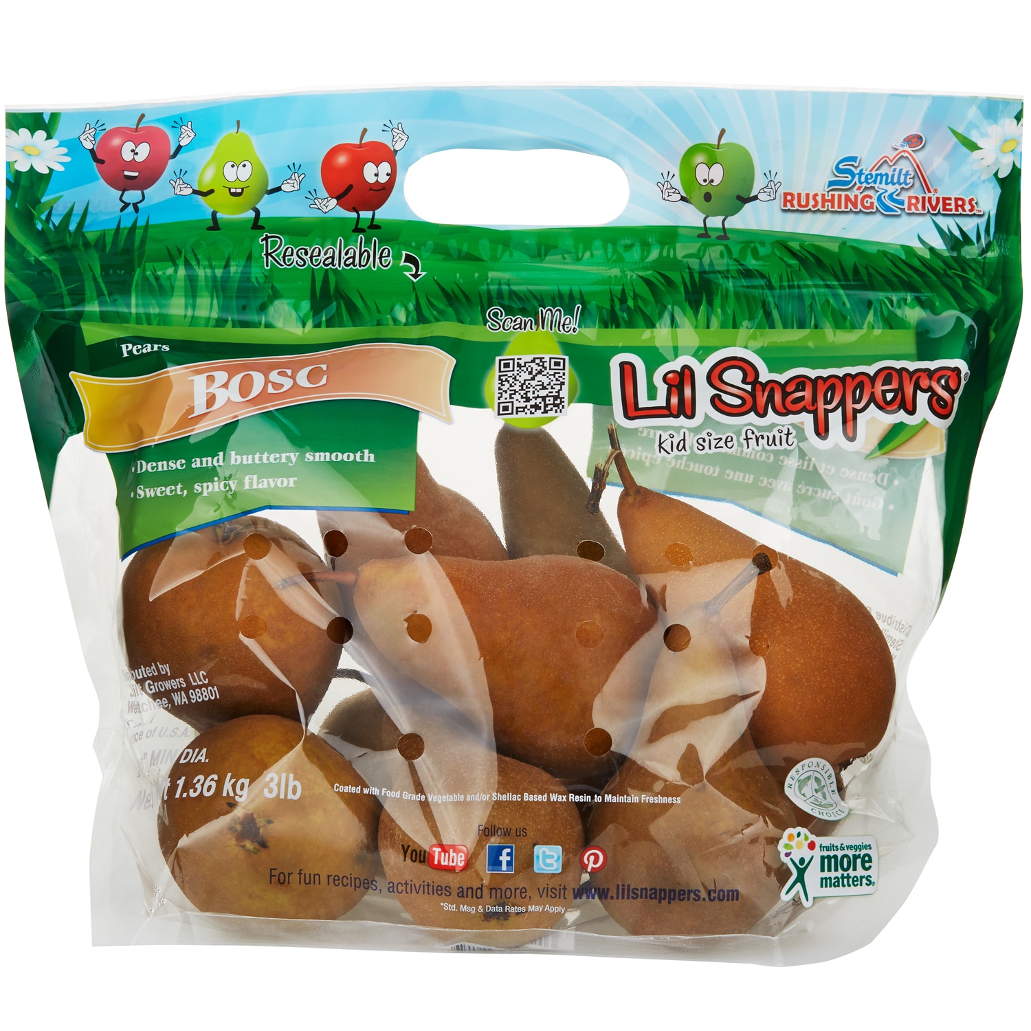 Organic Bosc Pears