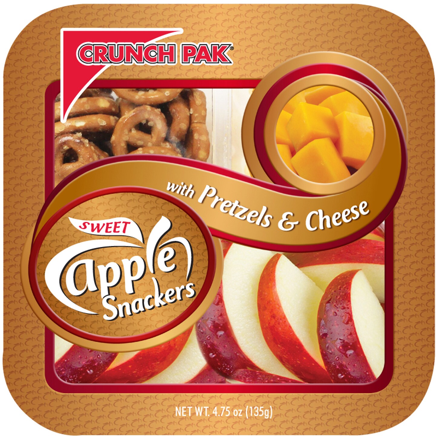 Crunch Pak Apple Snackers with Pretzel and Cheese