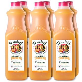 Natalie's Orchid Island Juice Co. Squeezed Fresh Honey Tangerine Juice, Plastic Bottles