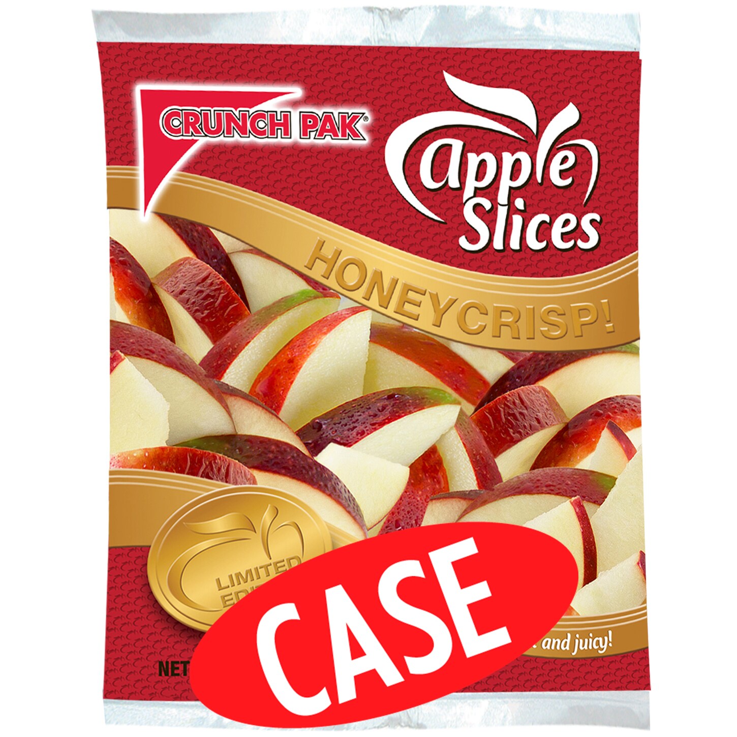 Crunch Pak Limited Edition Honeycrisp Apple Slices, Case