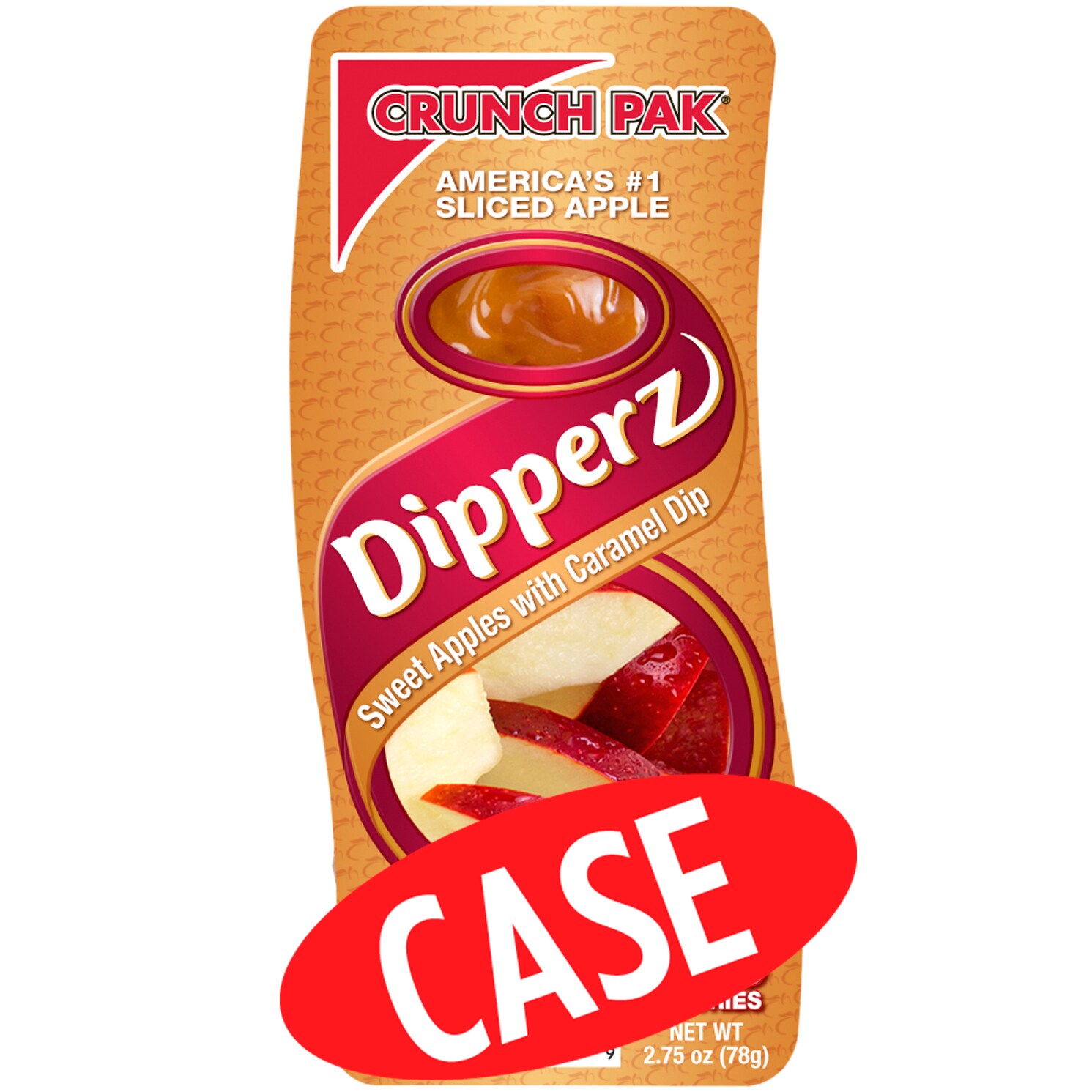 Crunch Pak Dipperz Sweet Apples with Caramel Dip, Case