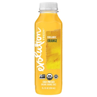 Evolution Fresh Cold-Pressed Organic Orange Juice, Plastic Bottle