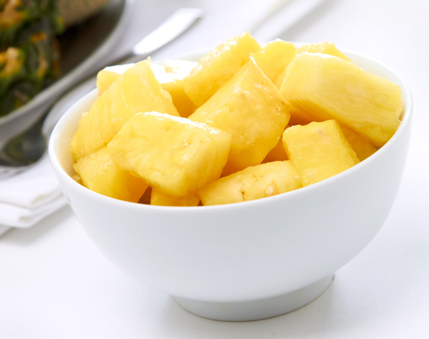 Organic Fresh Pineapple Chunks