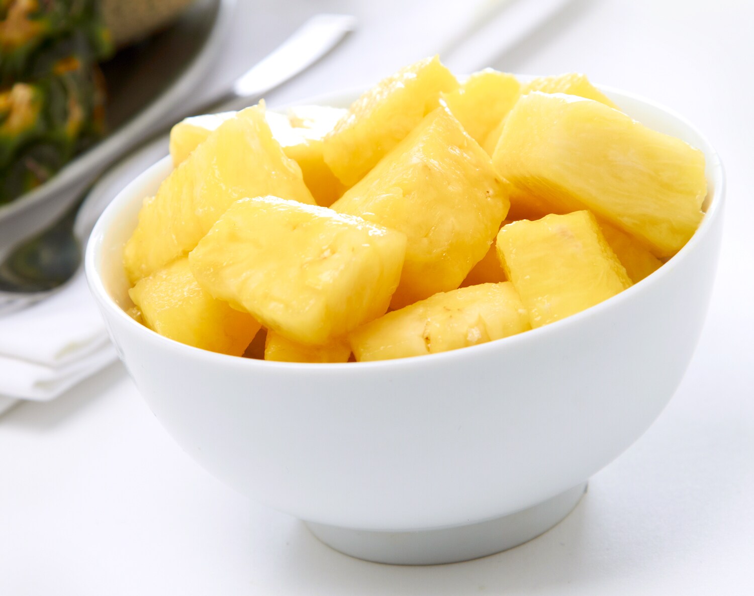 Organic Fresh Pineapple Chunks