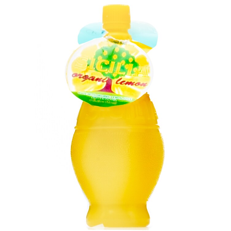 Organic Lemon Juice, Plastic Bottle