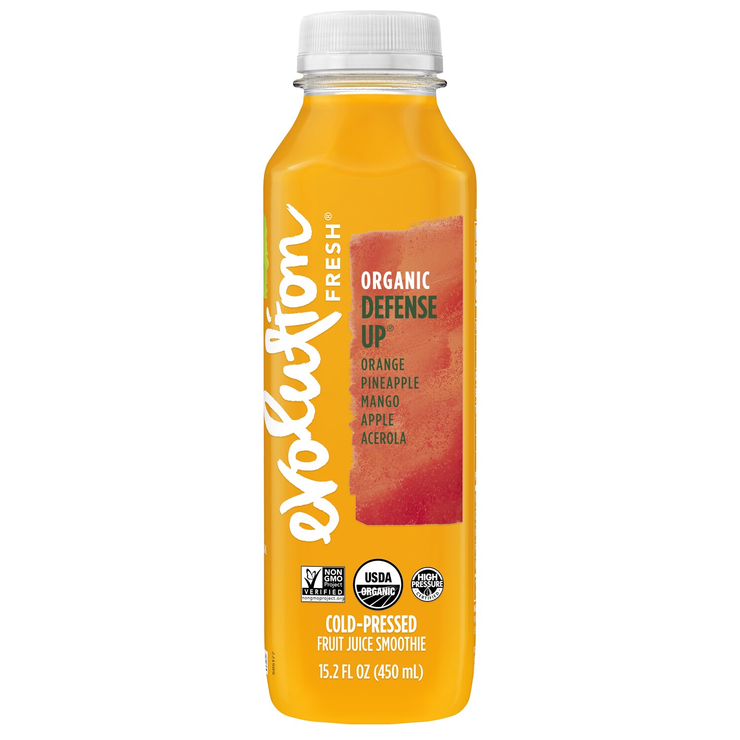 Evolution Fresh Cold-Pressed Organic Defense Up Juice and Puree Blend Smoothie, Plastic Bottle