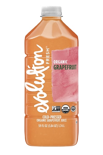 Evolution Fresh Cold-Pressed Organic Grapefruit Juice, Plastic Bottle