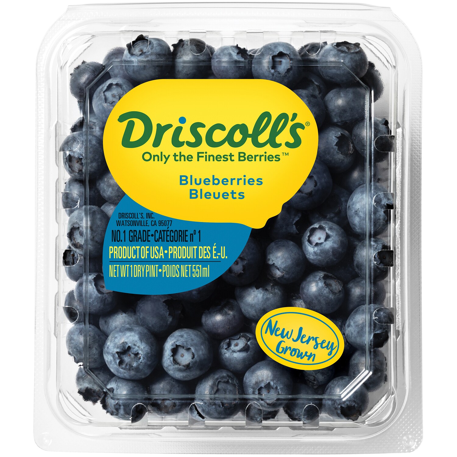 Driscoll's Blueberries, New Jersey Grown