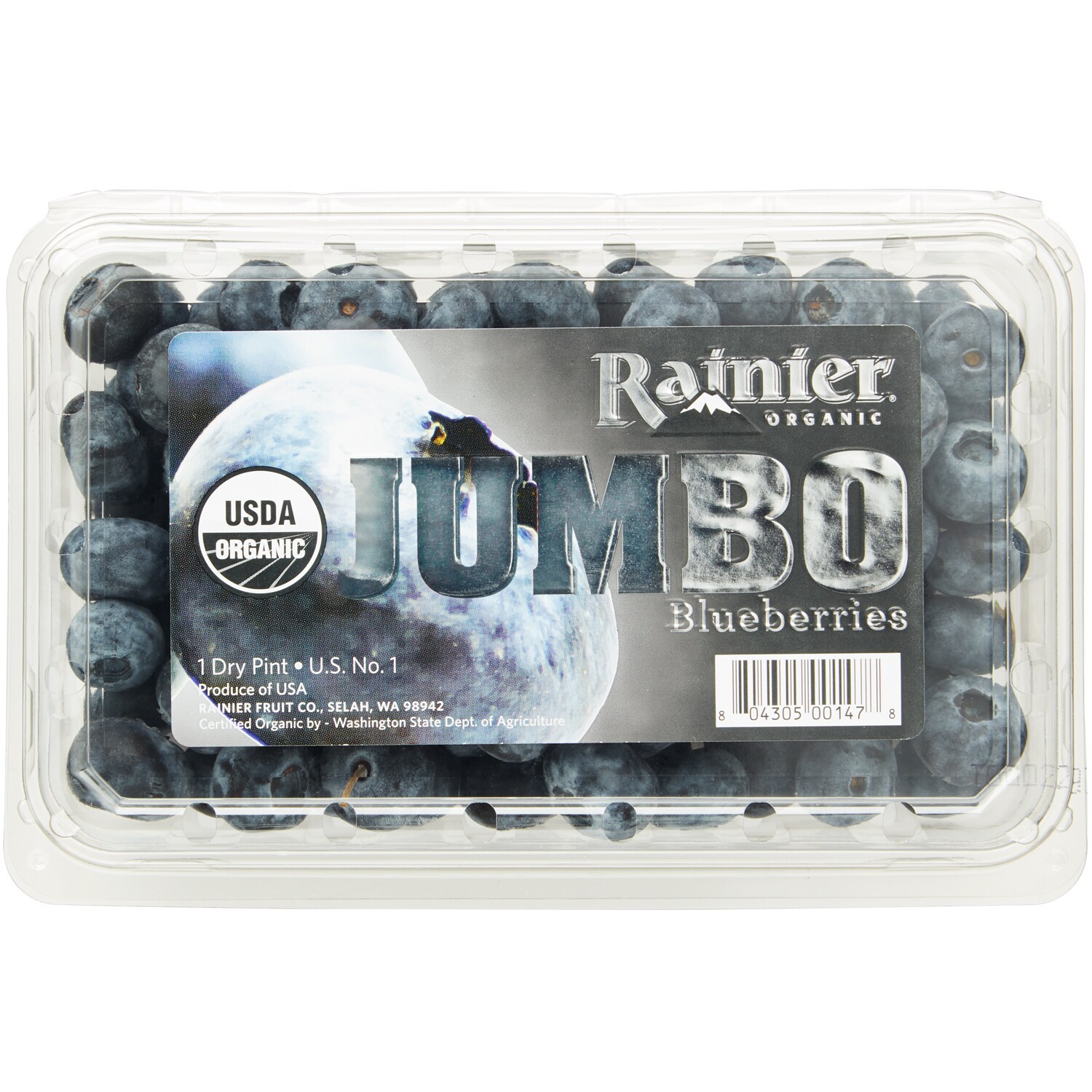 Rainier Organic Jumbo Blueberries