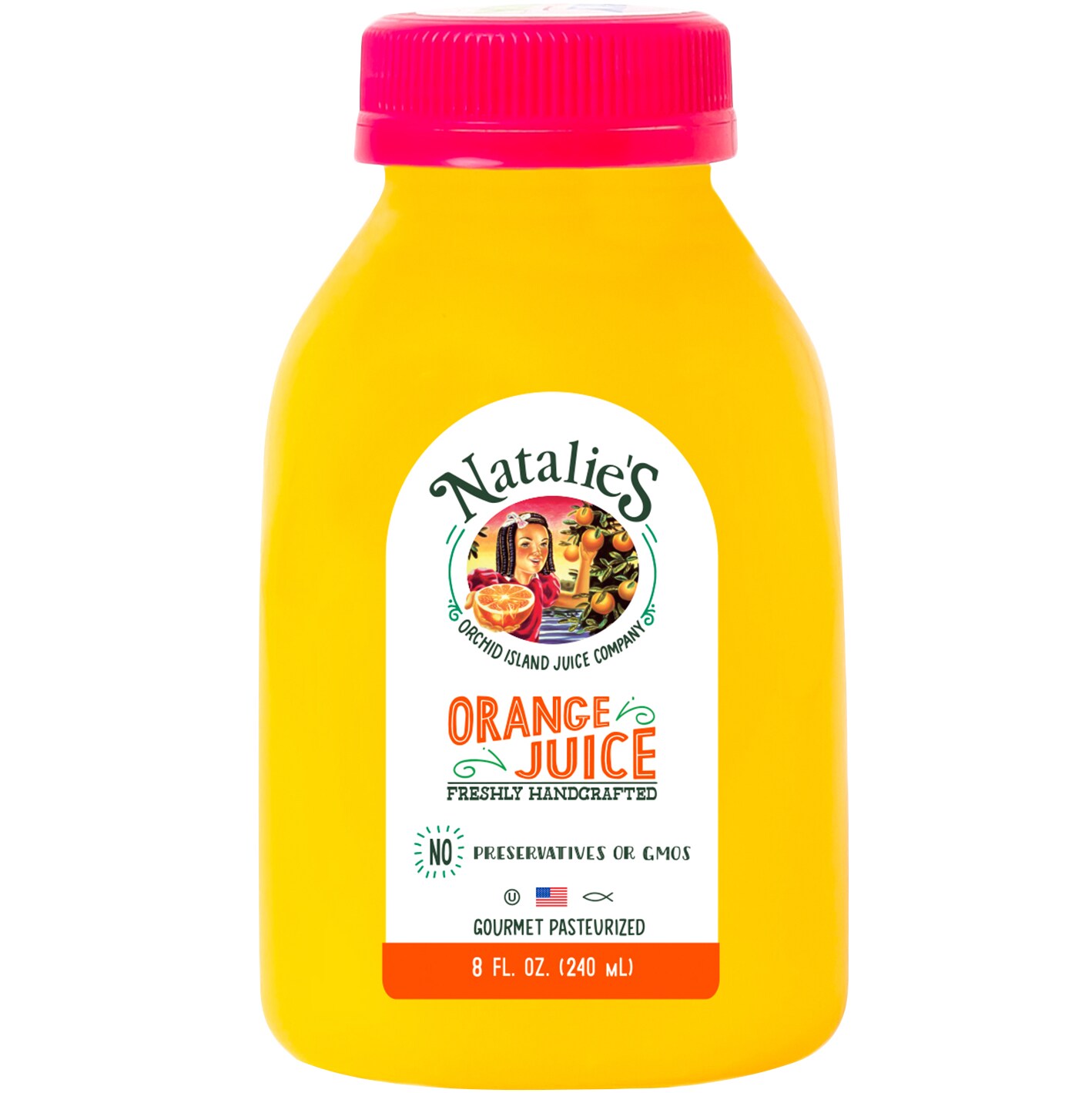 Natalie's Orchid Island Juice Co. Squeezed Fresh Orange Juice, Plastic Bottle