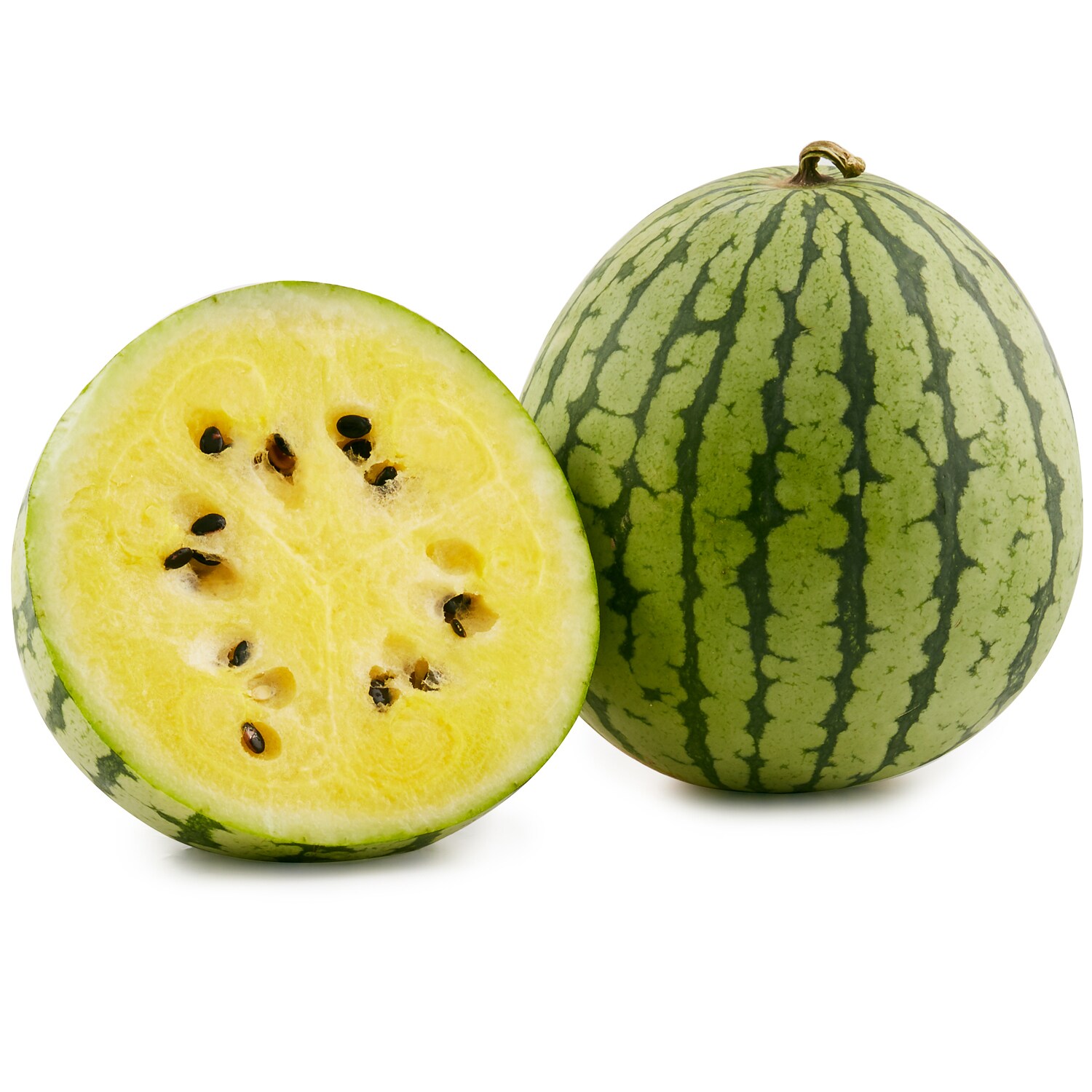 Lancaster Farm Fresh Cooperative Local Organic Heirloom Seeded Yellow Doll Baby Watermelon