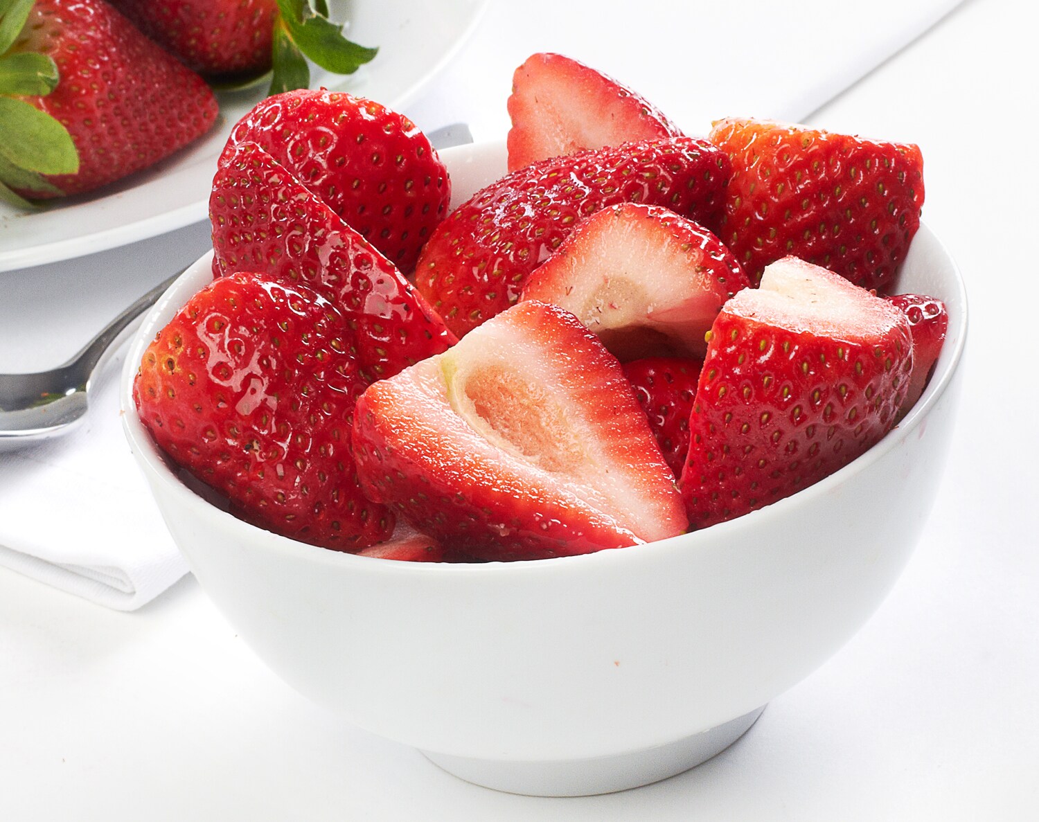 Organic Halved Strawberries