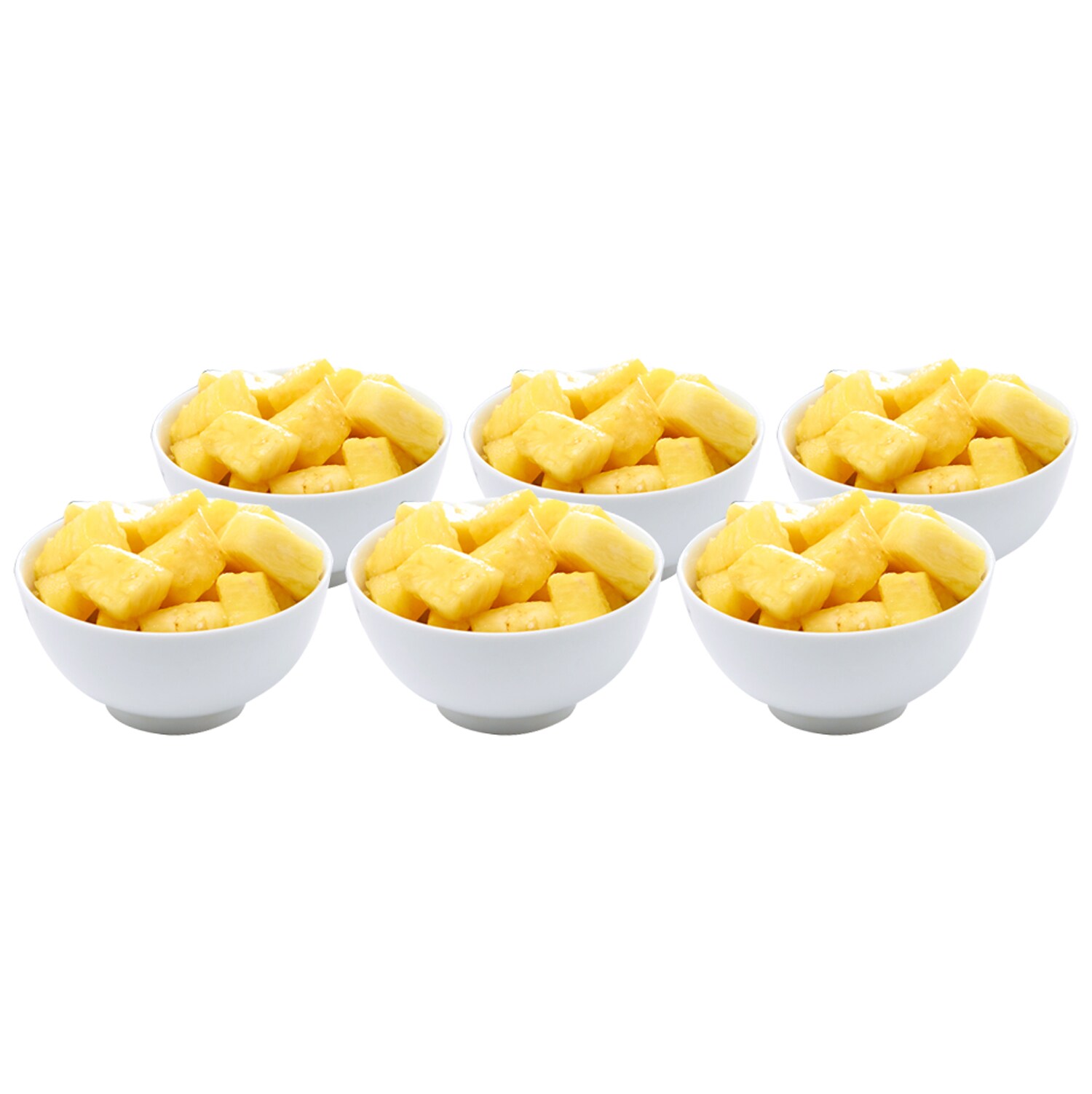 Organic Fresh Pineapple Chunks, Case