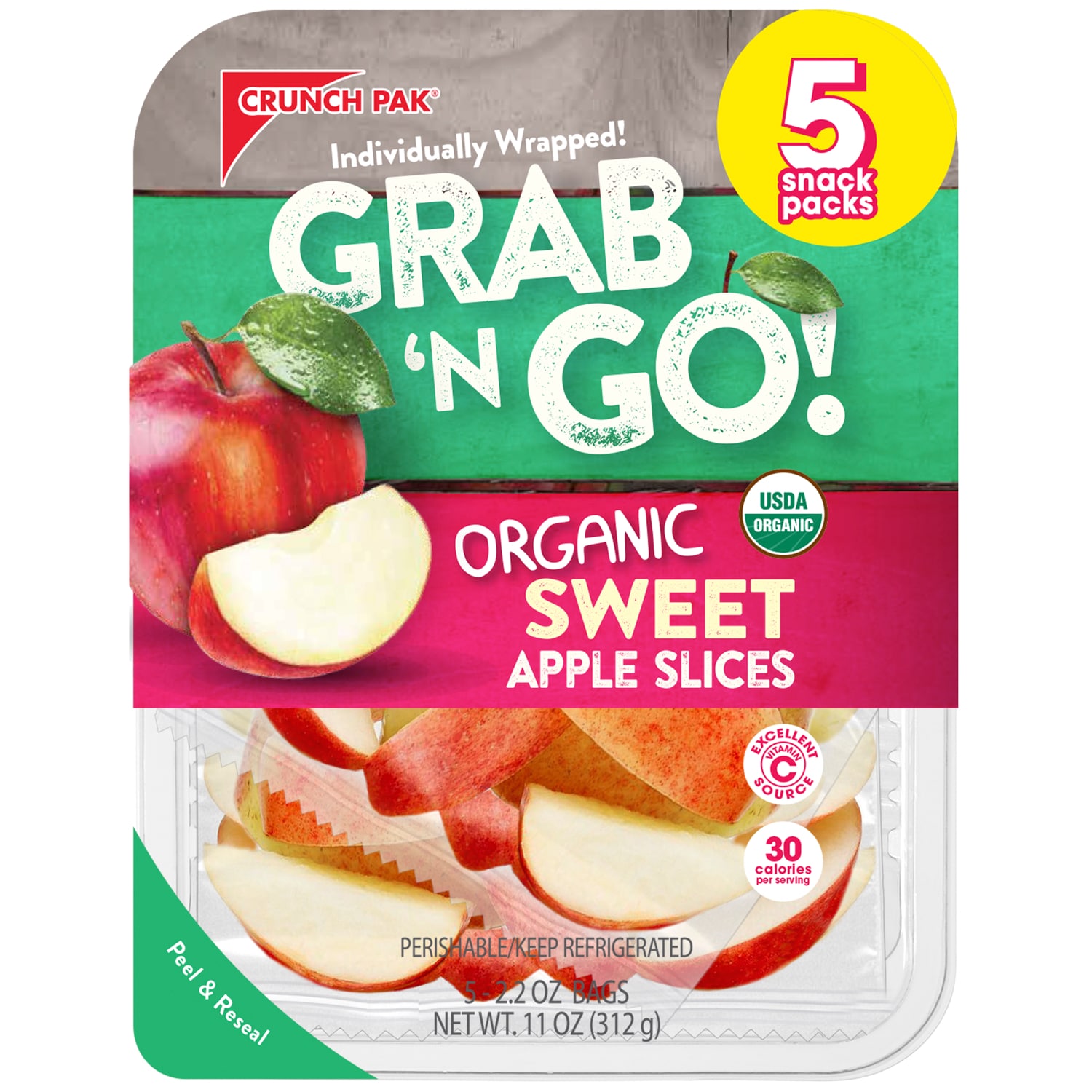 Crunch Pak Organic Sweet Apple Slices