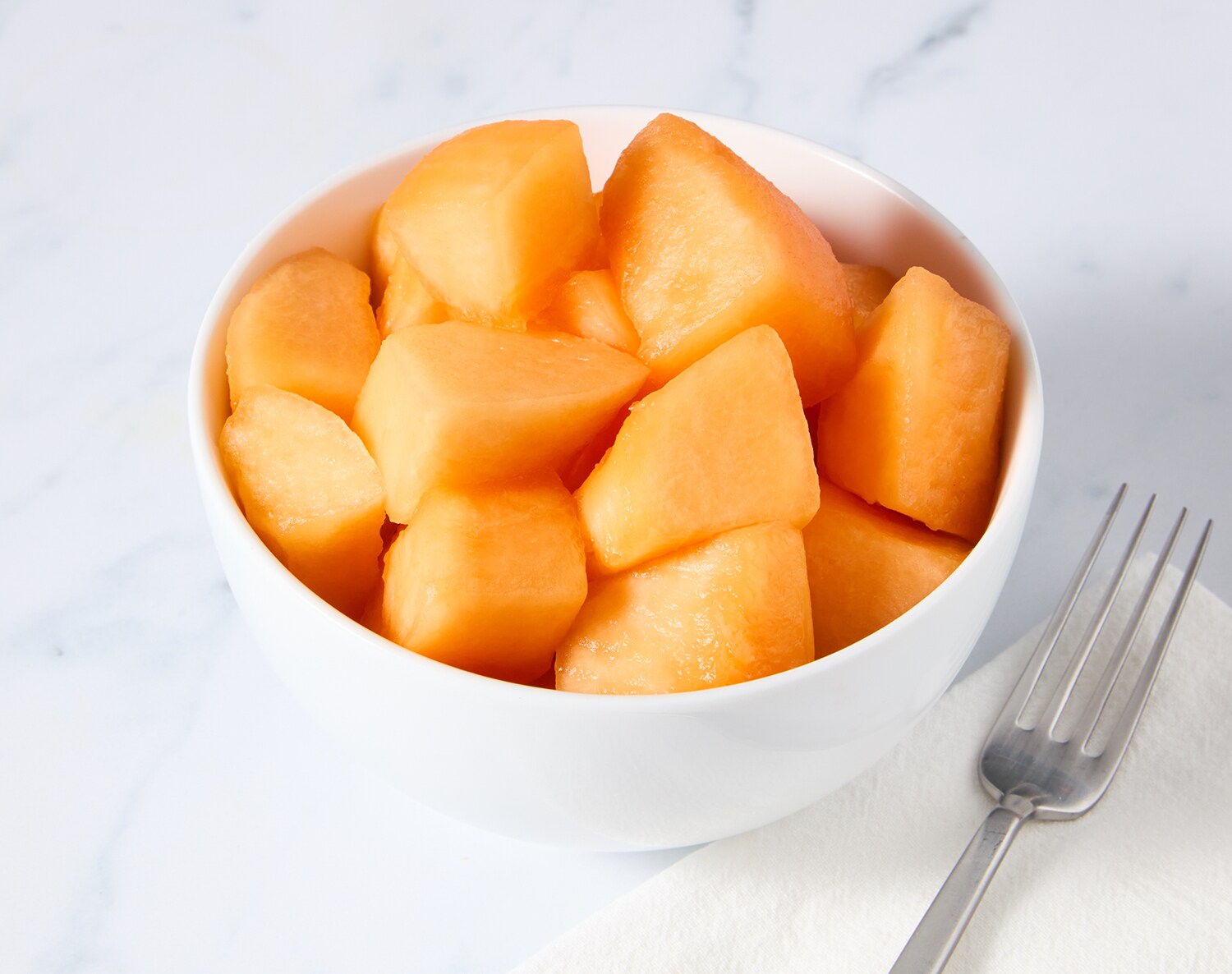 Fresh Cubed Cantaloupe