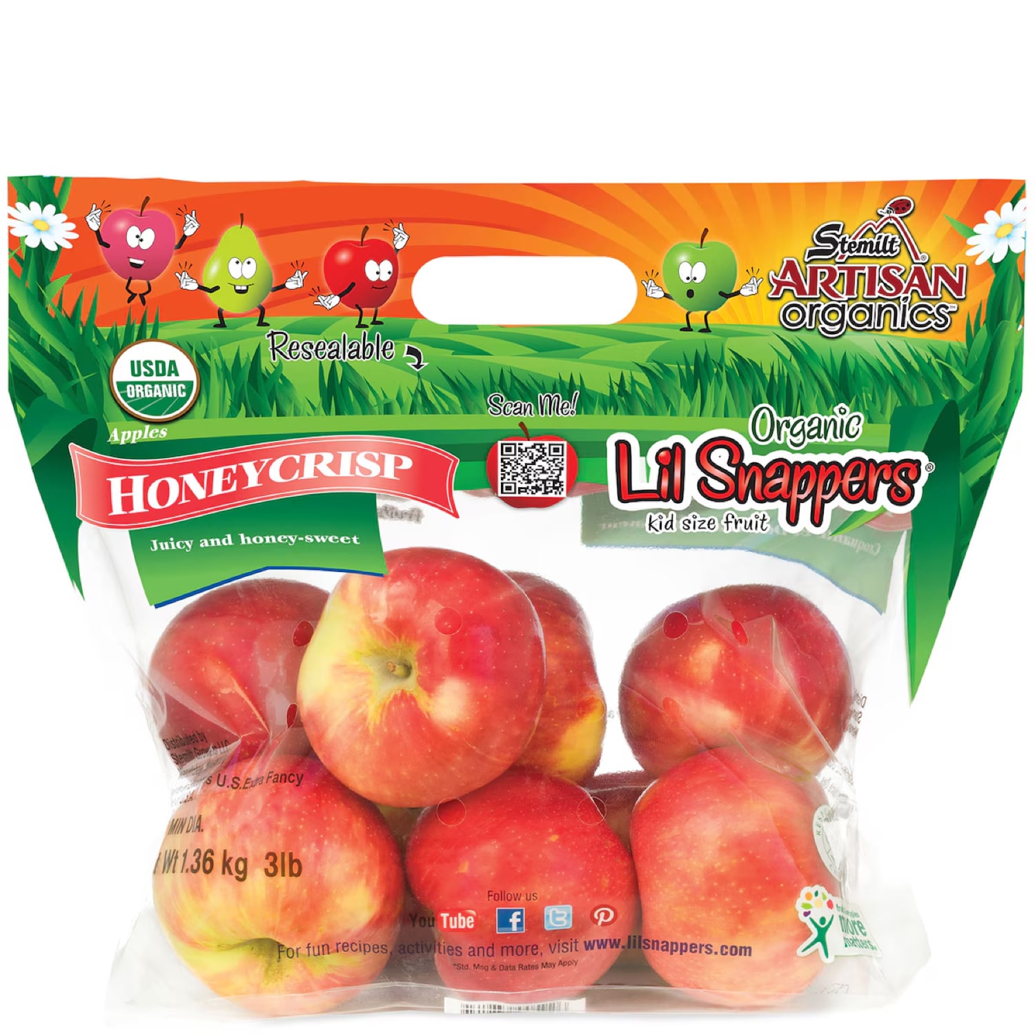 Organic Honeycrisp Apples, image 2 of 2 slides