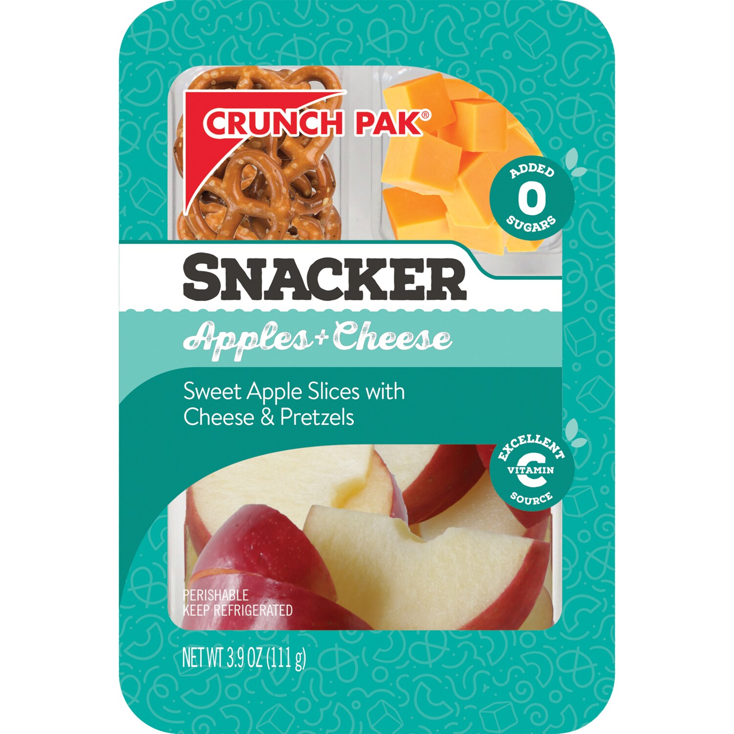 Crunch Pak Apple Snackers with Pretzel and Cheese