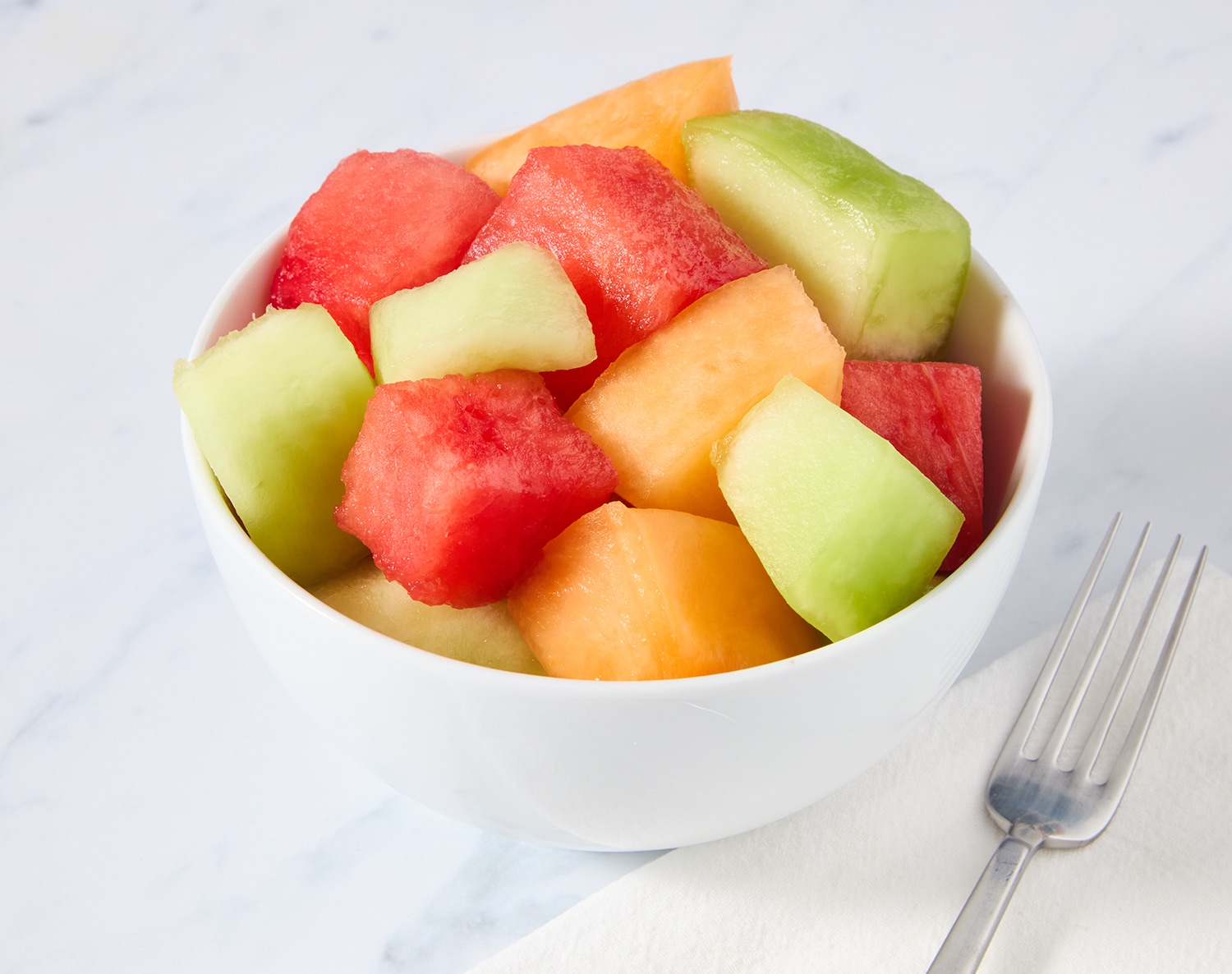 Fresh Watermelon, Honeydew and Cantaloupe Chunks