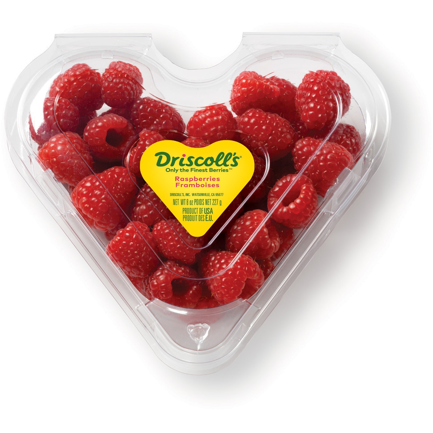 Driscoll's Raspberries, Heart Shaped Package