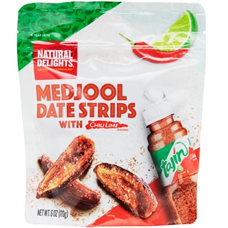 Natural Delights Medjool Date Strips, Chili Lime