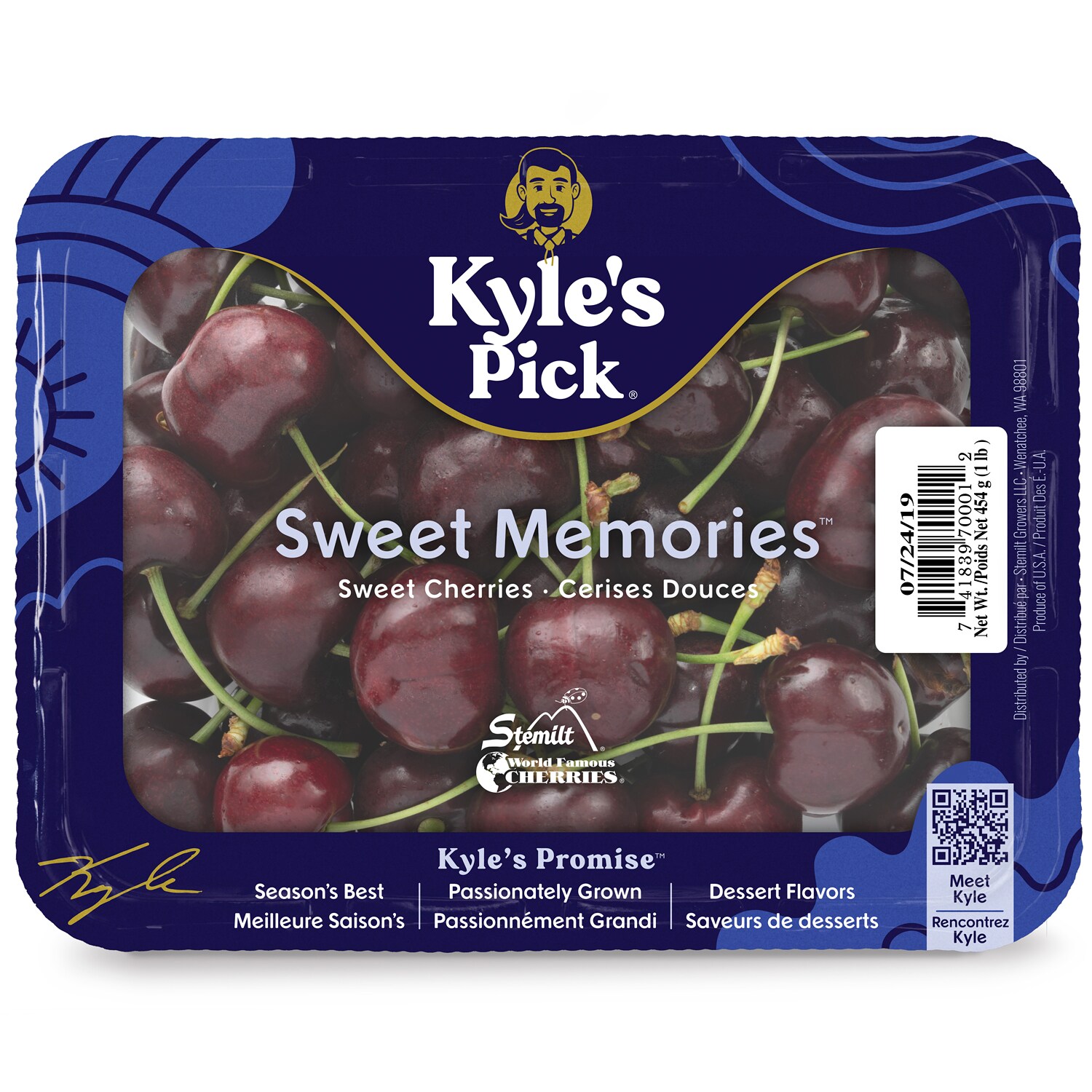 Stemilt Kyle's Pick Sweet Memories Red Cherries
