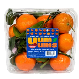 Yum Yums Stem And Leaf Mandarins
