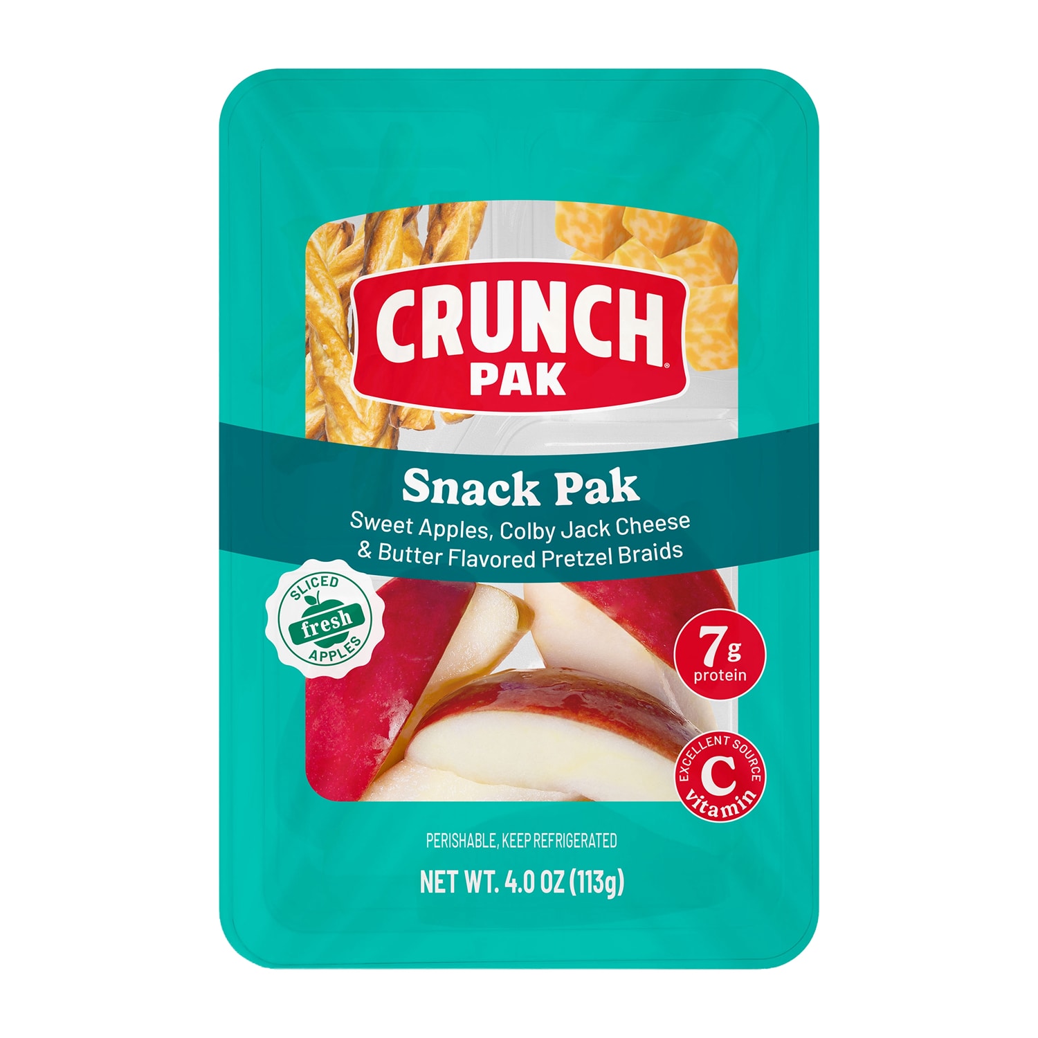 Crunch Pak Apple Snackers with Pretzel & Cheese
