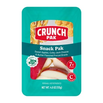 Crunch Pak Apple Snackers with Pretzel & Cheese