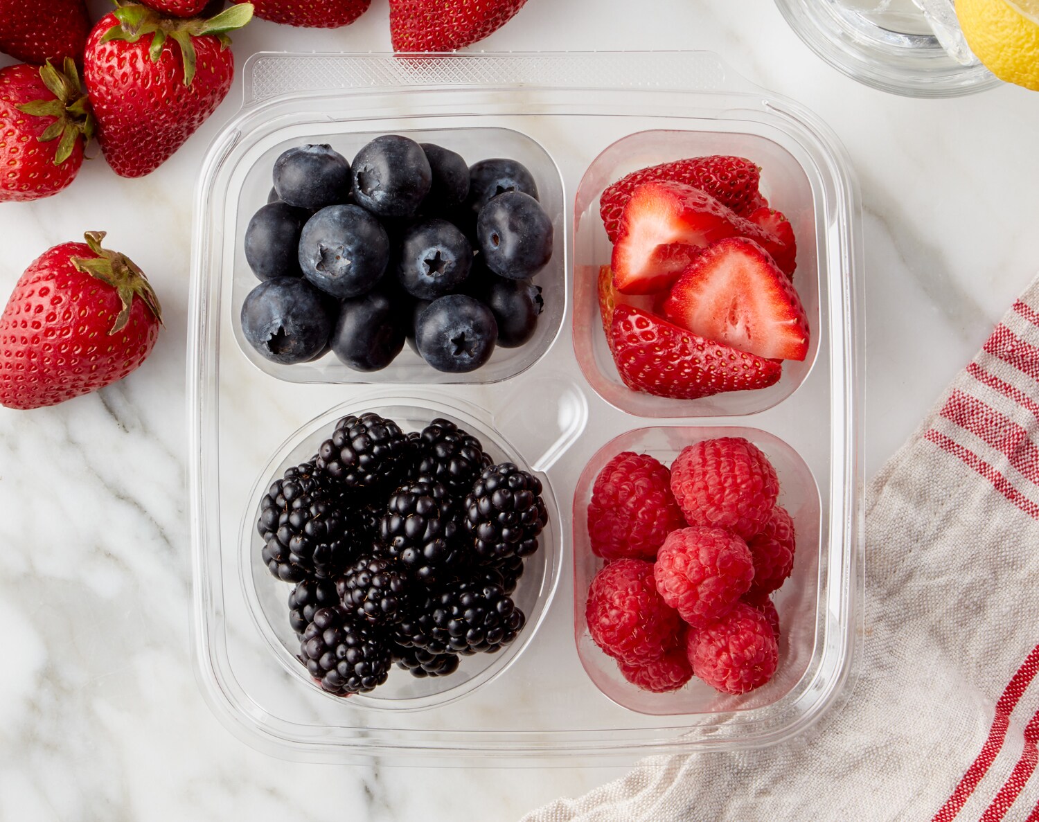 FreshDirect Four Berry Snack Pack