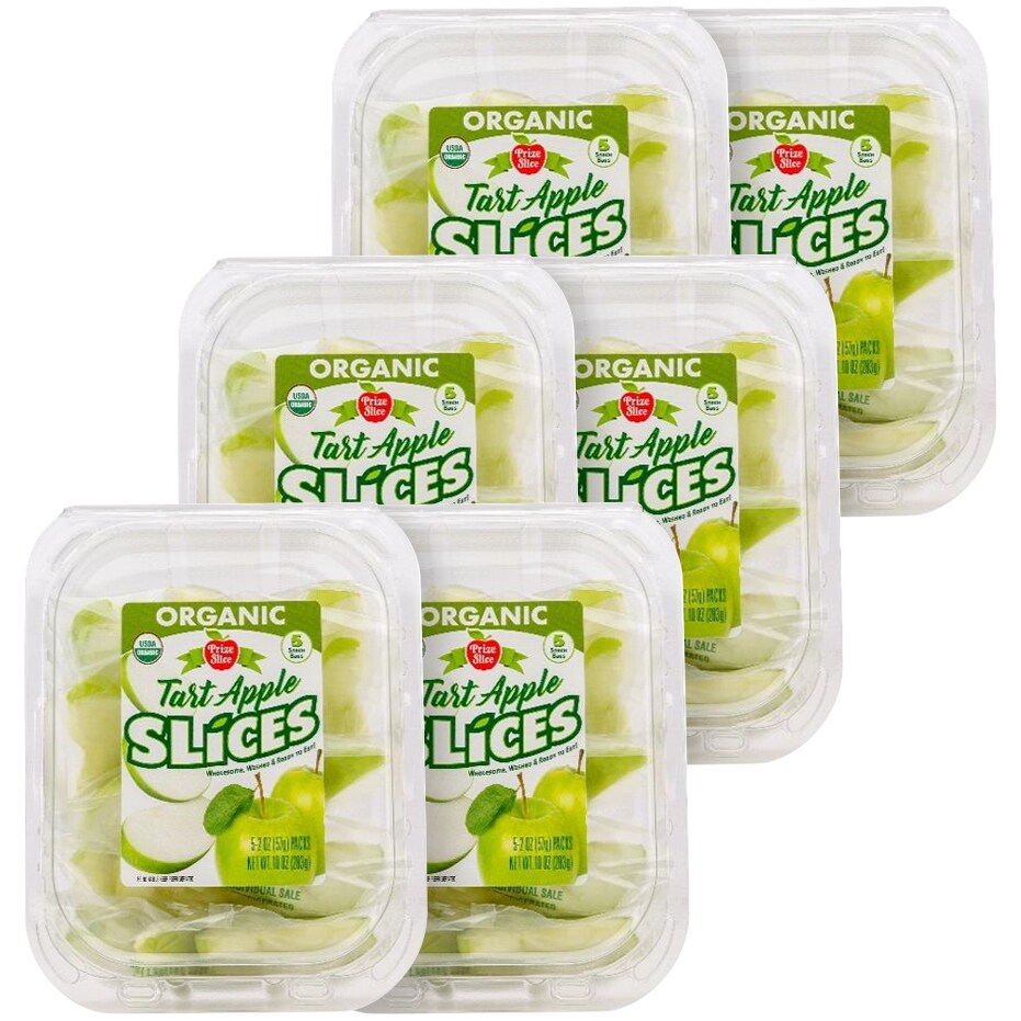 Prize Slice Organic Tart Apple Slices, Case