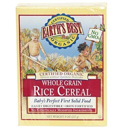 Earth's Best Organic Whole Grain Rice Cereal
