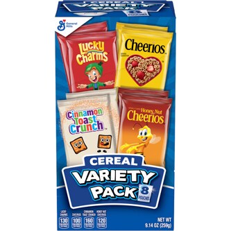 General Mills Breakfast Cereal Variety Pack