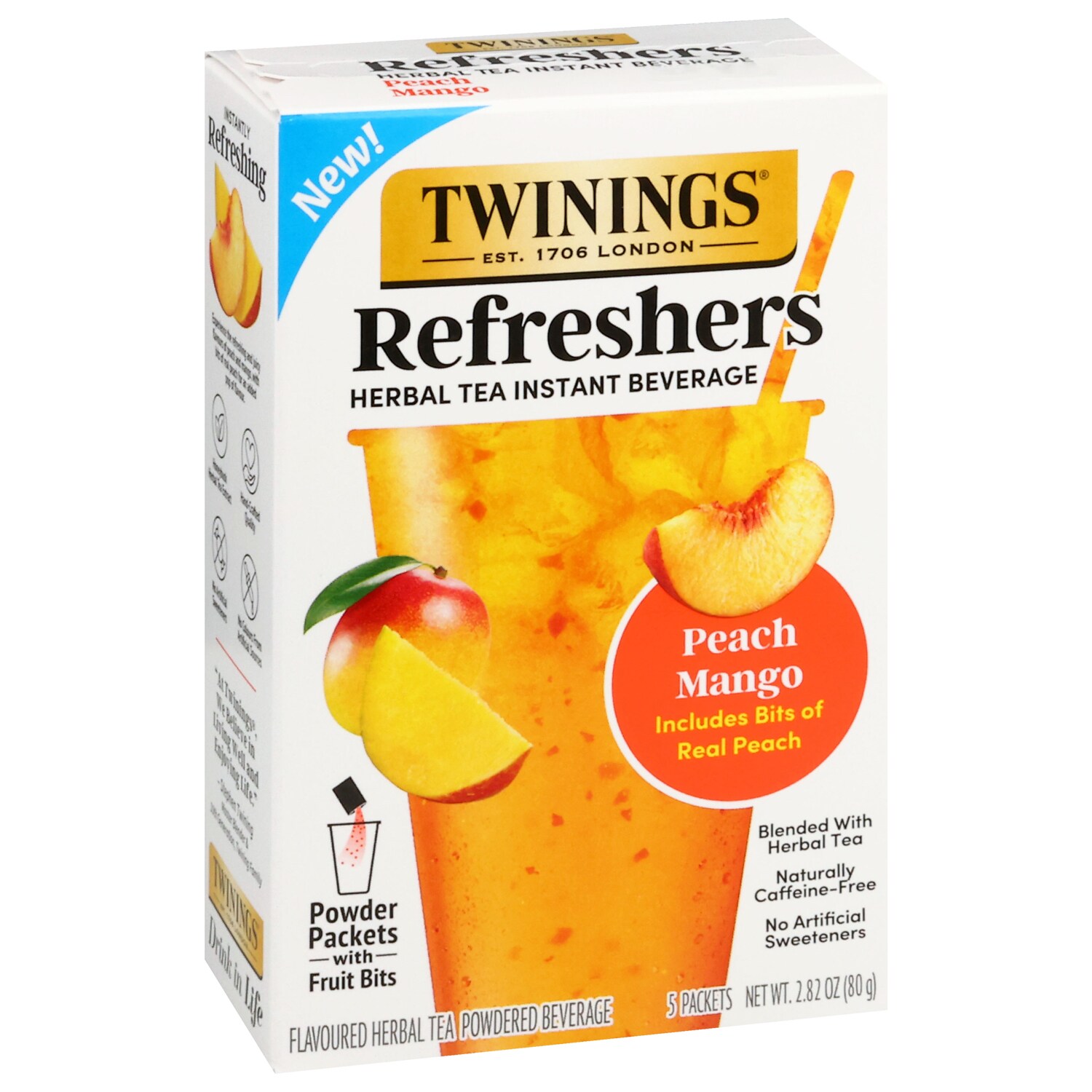 Twinings Refreshers Herbal Peach Mango Tea