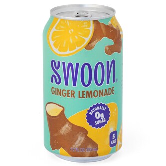 Swoon Zero Sugar Ginger Lemonade, Can