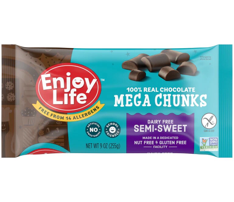 Enjoy Life Gluten-Free Mega Chunks, Semi-Sweet Chocolate