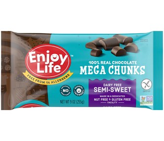 Enjoy Life Gluten-Free Mega Chunks, Semi-Sweet Chocolate